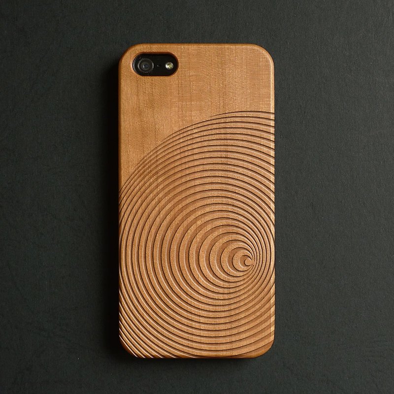 Real wood engraved iPhone 6 / 6 Plus case S006 - Phone Cases - Wood Brown