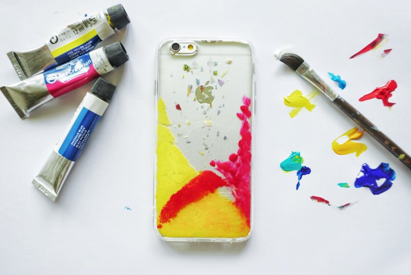 [潑墨系列- Ink Collection Version II ]押花手機殼 iphone 5/5s/SE/6/6s/6 plus/6s plus/7/7plus/Samsung S4/S5/S6/S6Edge/S7/S7Edge/Note3/Note4/Note5 - 手機殼/手機套 - 塑膠 