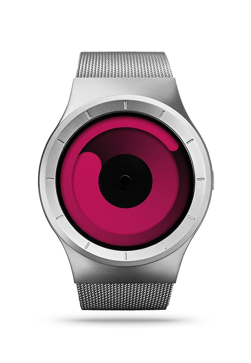 宇宙重力系列腕錶 MERCURY(銀/粉紅 , Chrome / Magenta) - 女錶 - 其他金屬 灰色