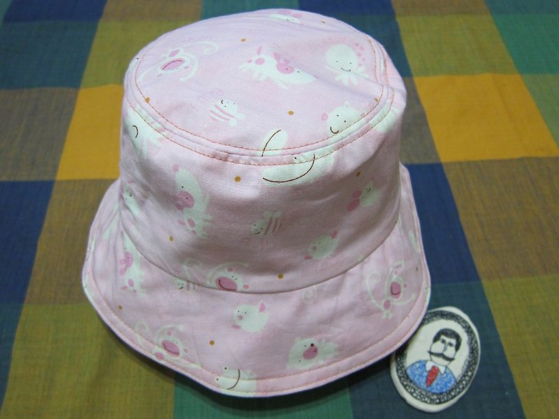 【Huarongyue Hat】Pinky Dream (double-sided can be worn) - Hats & Caps - Other Materials Multicolor