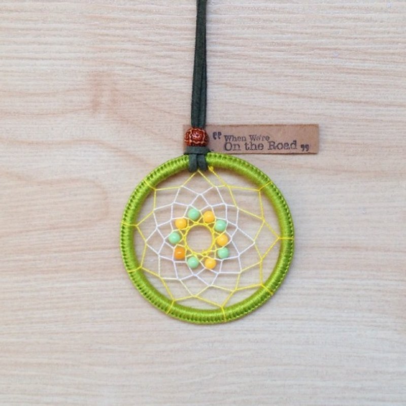 [DreamCatcher. Dream Catcher Necklace] The Wizard of Oz - Necklaces - Other Materials Green