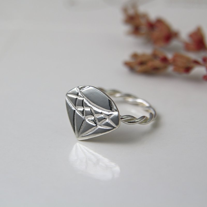 Sterling Silver Ring / Diamond - แหวนทั่วไป - โลหะ 
