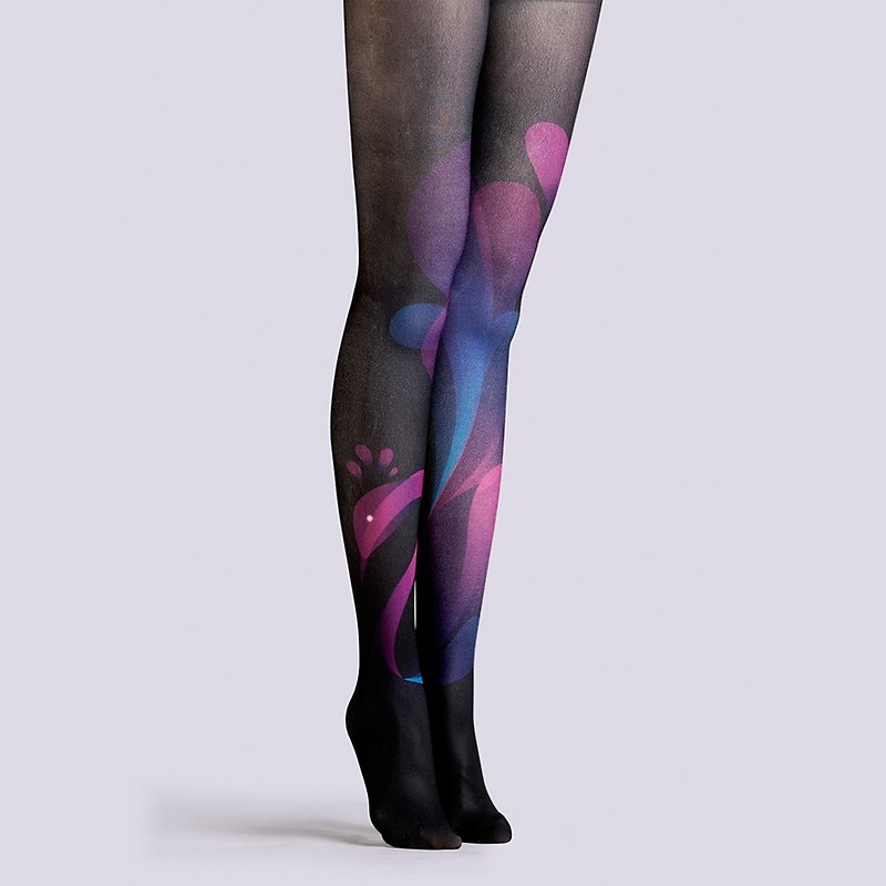 viken plan creative designer brand pantyhose stockings socks stockings mysterious pattern pose - Socks - Cotton & Hemp 