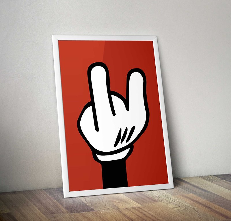 Let's ROCK! - Posters - Paper Red