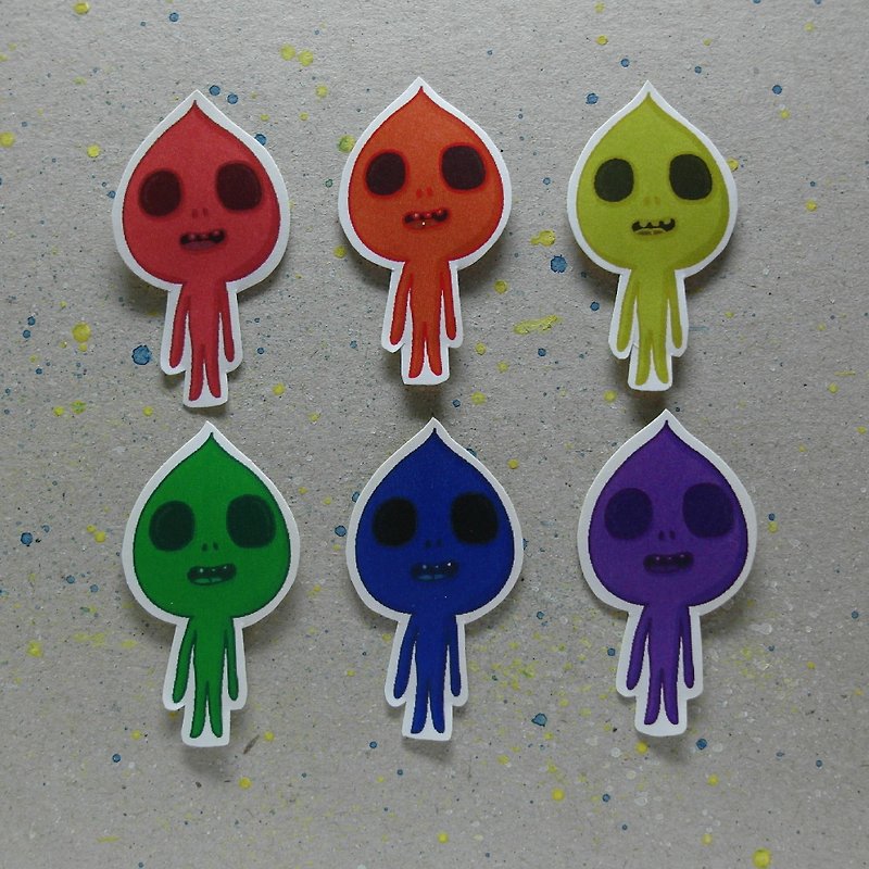 [Extraterrestrial good sticker series] - Stickers - Paper Multicolor