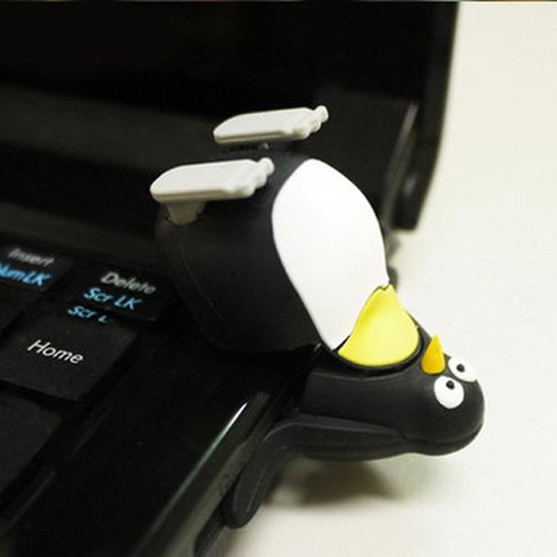 KALO Christmas gift animal-shaped flash drive 8G Penguin Christmas exchange gifts - แฟรชไดรฟ์ - ซิลิคอน 