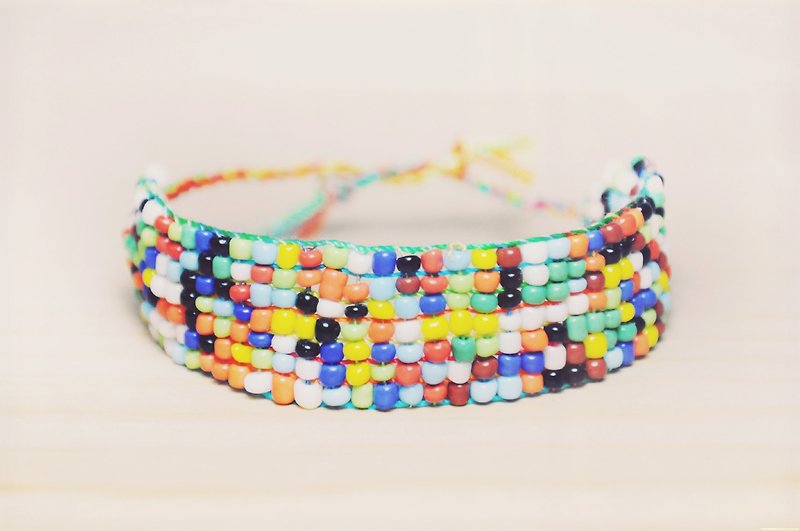 Candy color beaded bracelet - Bracelets - Other Materials Multicolor