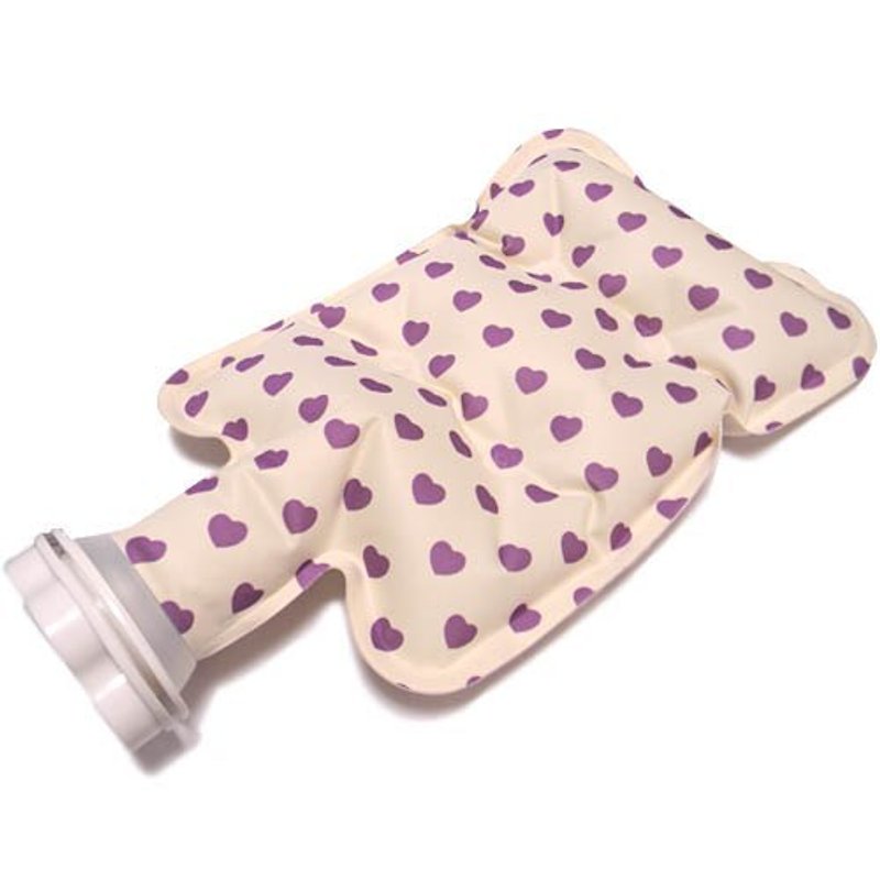 R&R 冰熱兩用枕型水袋-紫色愛心 - 其他 - 其他材質 紫色