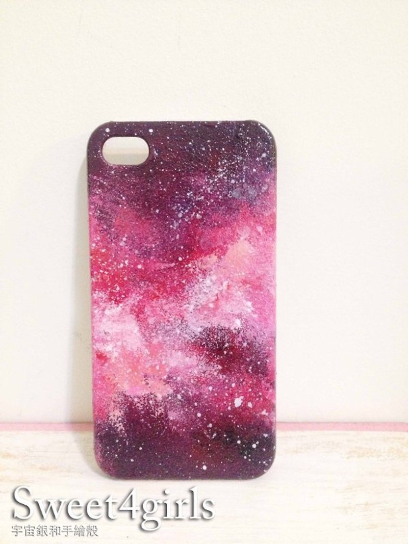 Sweet4Girls exclusive design hand-painted mobile phone shell, unique universe galaxy girls ♡. iPhone 6/5 / 5s / 4s - Phone Cases - Waterproof Material Multicolor