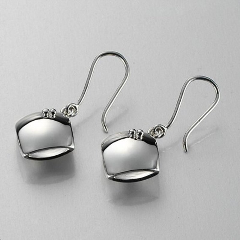 share&give You Memories Series-I want to hug "Earrings" - Earrings & Clip-ons - Other Metals Gray