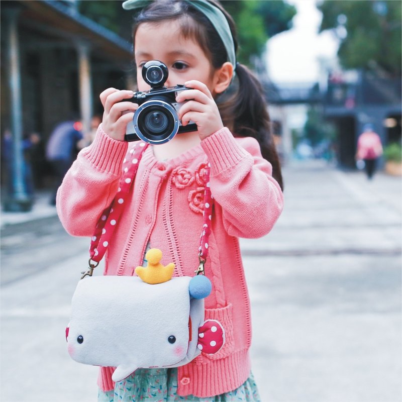 Balloon-camera bag (crown elephant) - กระเป๋ากล้อง - วัสดุอื่นๆ สีเทา