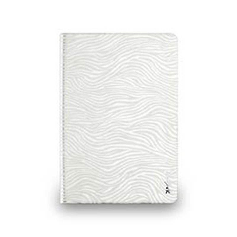iPad mini 2&3 - Zebra Series-斑馬紋對開式保護套-珍珠白 - 平板/電腦保護殼 - 其他材質 白色