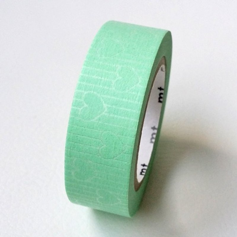 Mt and paper tape Deco [Love Heart-Line (MT01D330)] 2016SS - Washi Tape - Paper Green