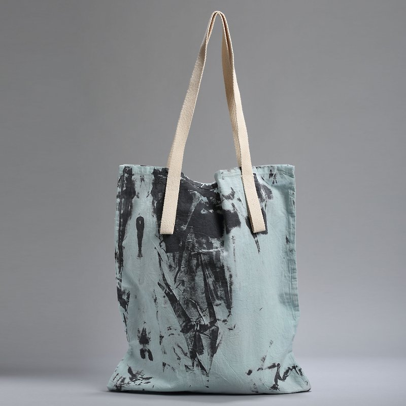 JainJain smart bags / green shopping bag - กระเป๋าแมสเซนเจอร์ - ผ้าฝ้าย/ผ้าลินิน สีน้ำเงิน