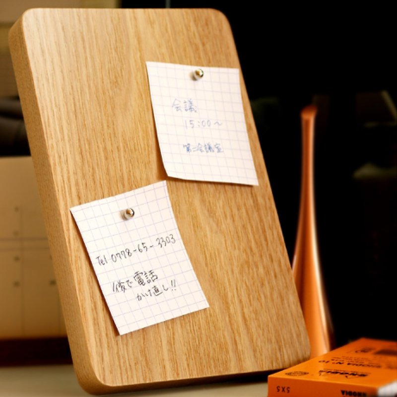 Wood Magnetic Memo Board - อื่นๆ - ไม้ สีนำ้ตาล