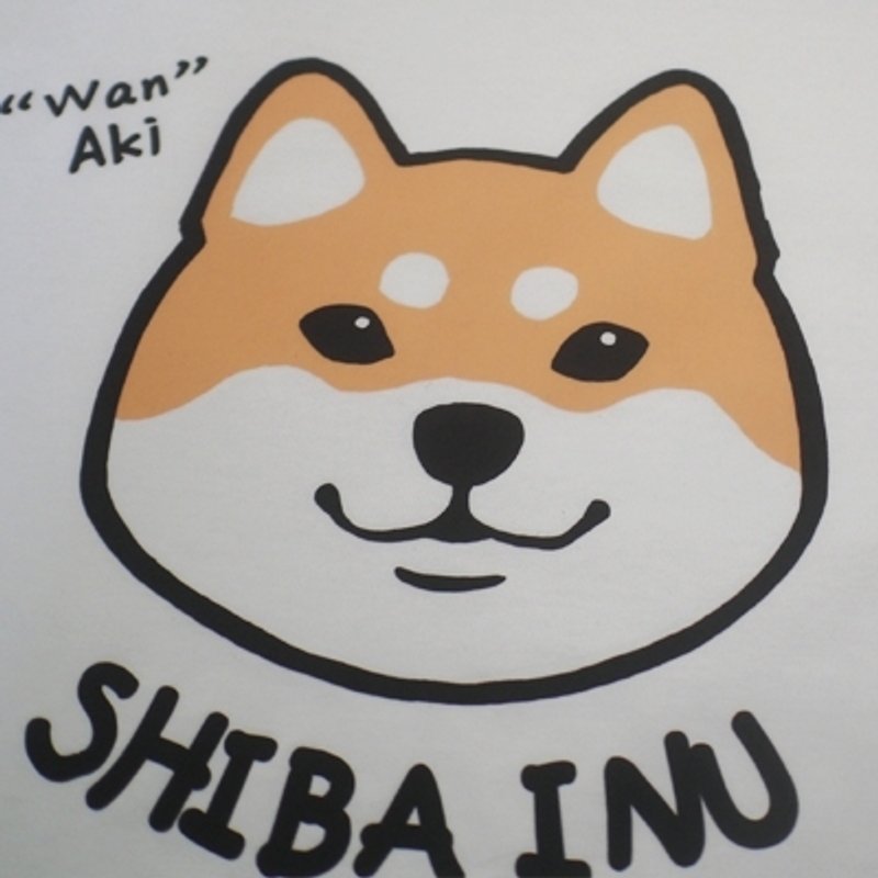[Barn house] Single large face Shiba standard face Chai T-shirt - เสื้อฮู้ด - วัสดุอื่นๆ ขาว