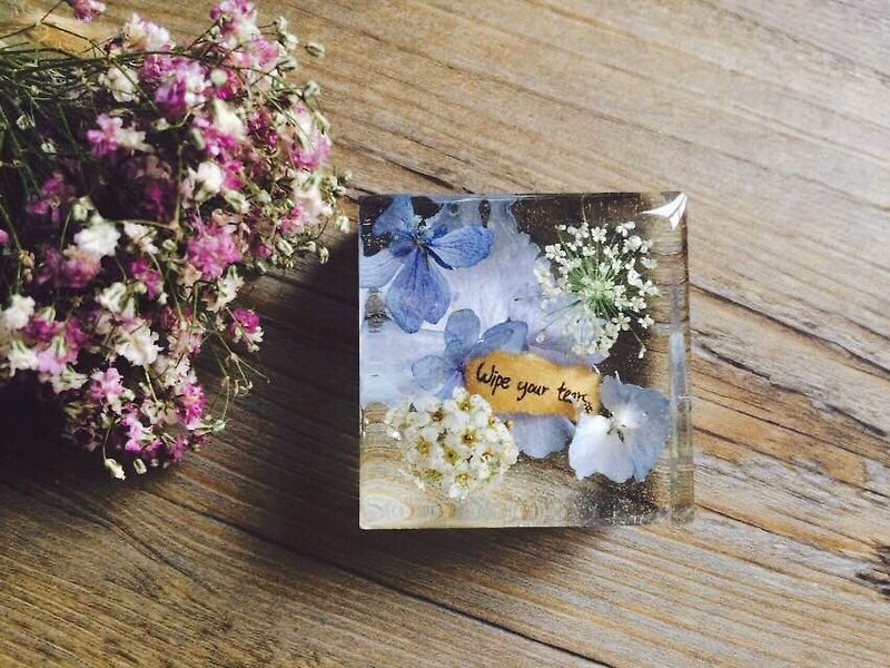 テーブル装飾/フルハンドメイド/本当の花はあなたの涙を#Wipe - 置物 - その他の素材 多色