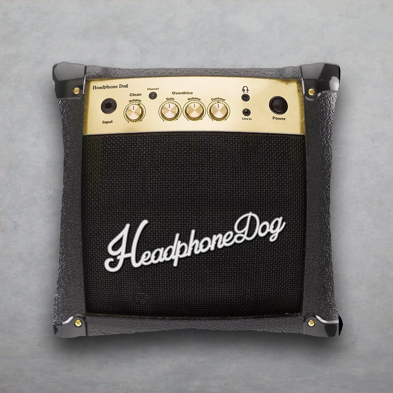 HeadphoneDog CASA AMPS Cushion ( X'mas Birthday Valentine's gift) - หมอน - วัสดุอื่นๆ สีดำ