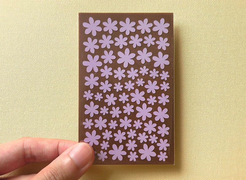 Flower Stickers - Stickers - Waterproof Material Multicolor