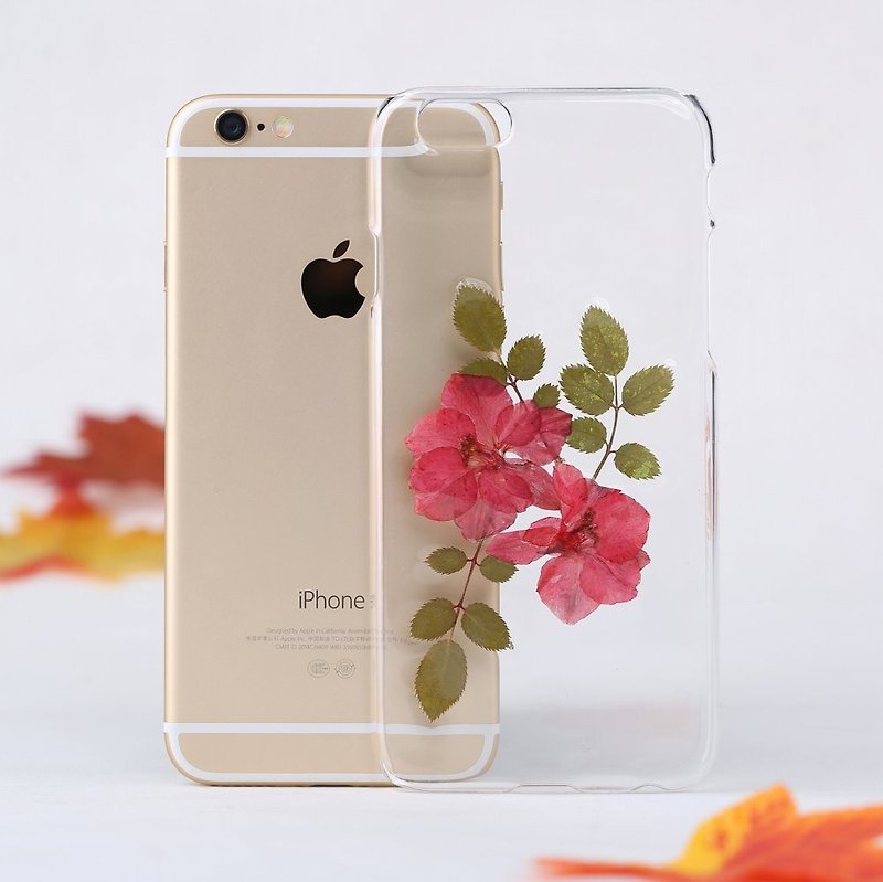 iPhone 6手機殼 Samsung押花手機保護殼 iPhone手機套Flower iPhone Case Clear Samsung Case - 手機殼/手機套 - 其他材質 多色