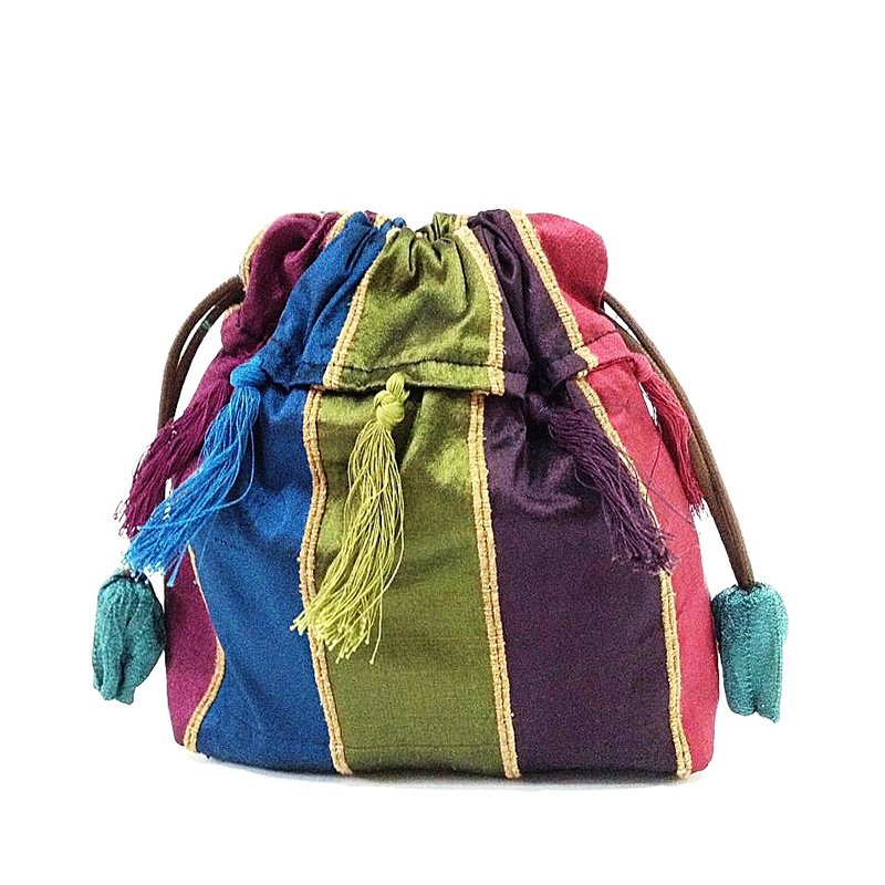 神秘塔羅風  束口袋 - Toiletry Bags & Pouches - Other Materials Multicolor