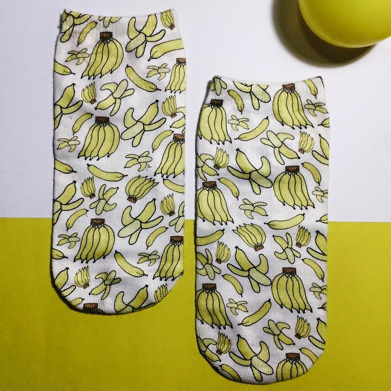Summer Fruit socks - Banana - 襪子 - 其他材質 