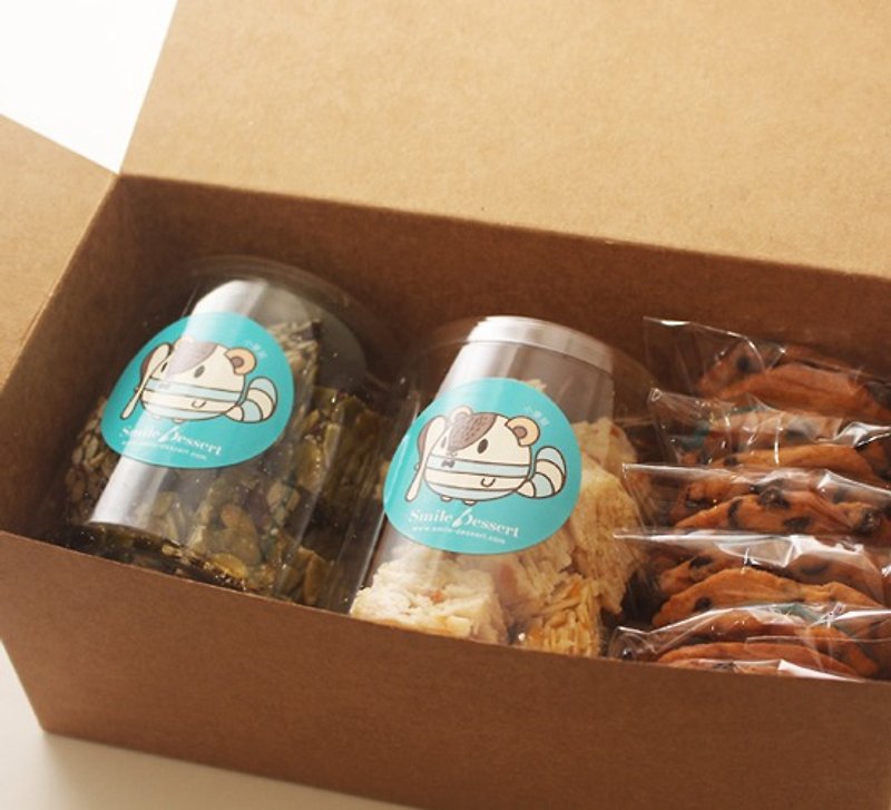 Handmade biscuits gift box set - Handmade Cookies - Fresh Ingredients Orange