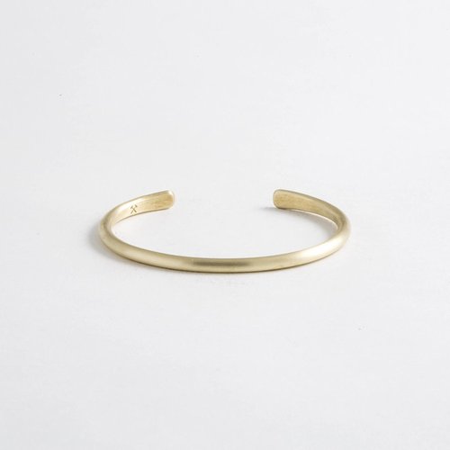 THE MAN Studebaker Metals 手工鍛造 Champion Cuff 黃銅(消光霧面)手環