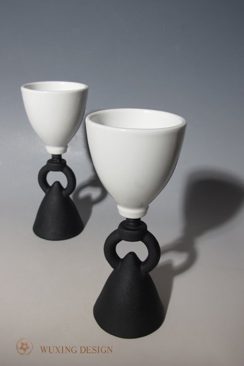 五行創藝 Goblet  高腳酒杯 - 咖啡杯 - 其他材質 白色