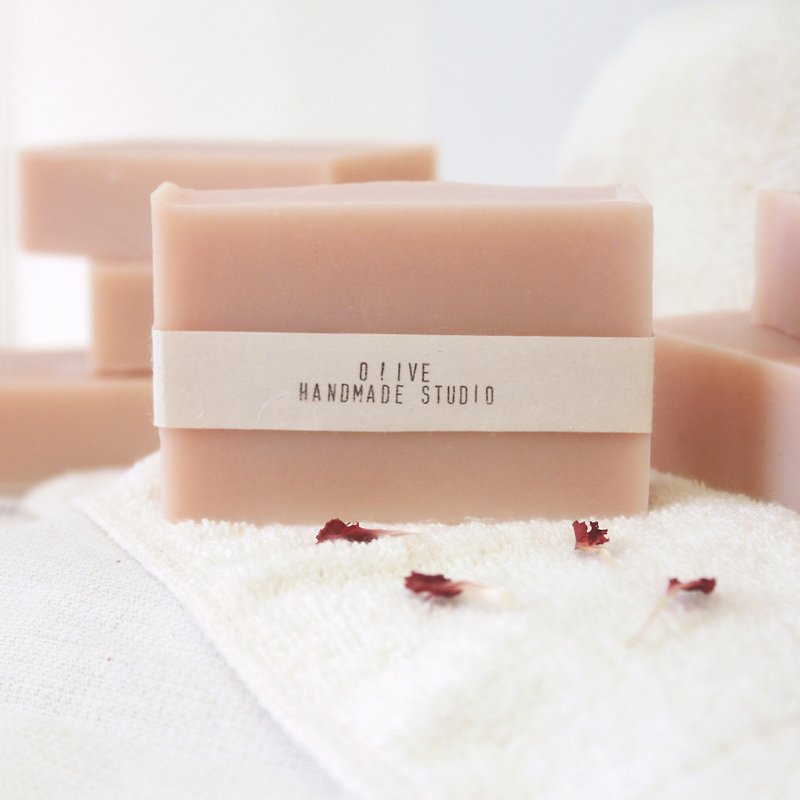 Pink Clay Bar Soap - Soap - Other Materials Pink