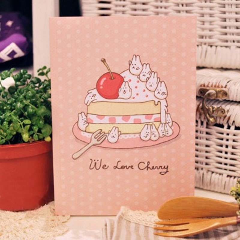 *Mori Shu*sweet cherry cake B6 calendar notepad - Calendars - Paper 