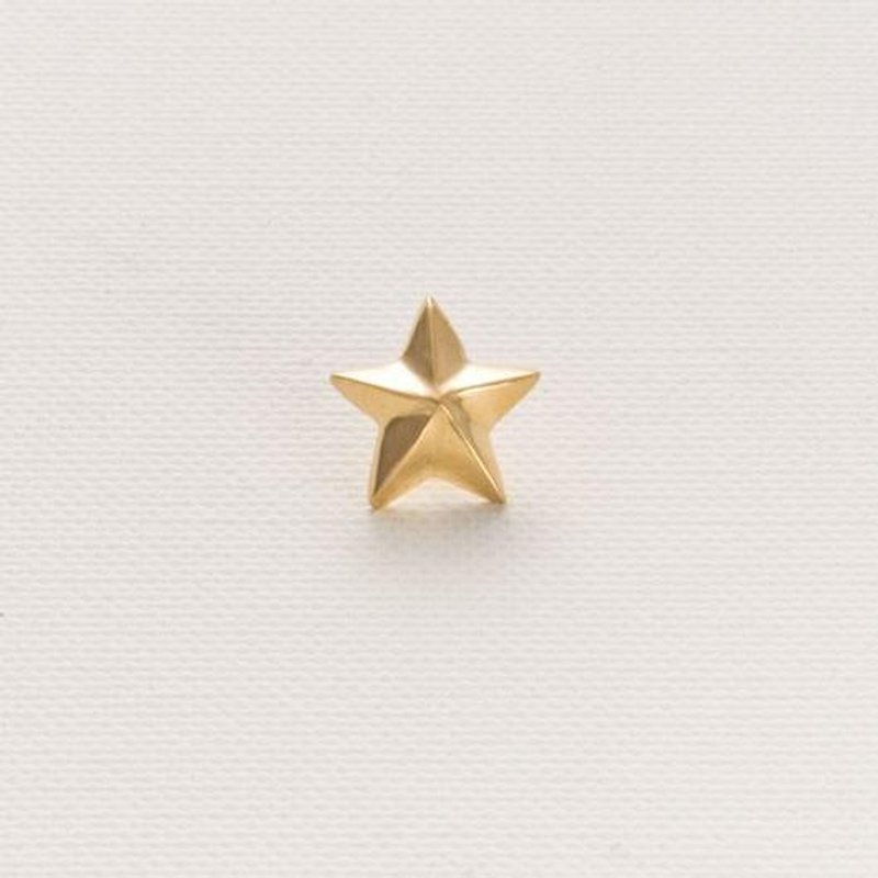 Star Earrings - ต่างหู - โลหะ สีทอง