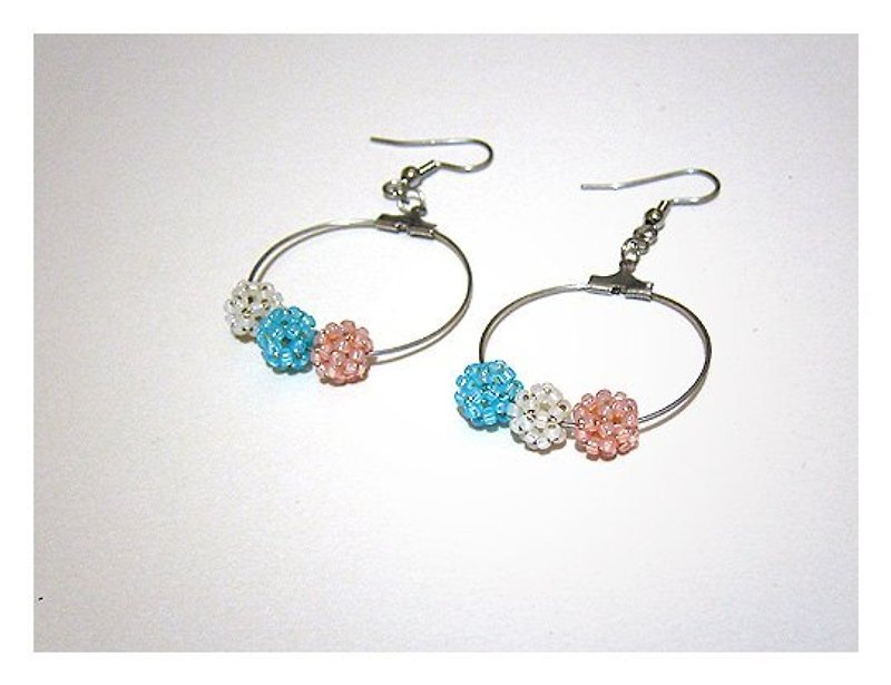 Candy hoop earrings - Earrings & Clip-ons - Other Materials Multicolor