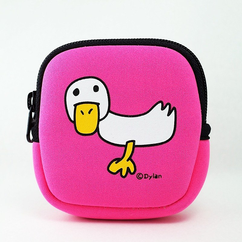 [New color] Duck small coin purse. - Coin Purses - Waterproof Material Pink