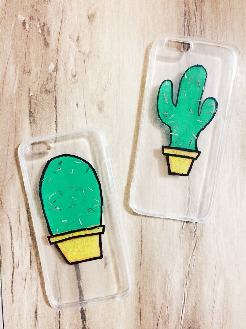 [手繪系列- 多肉植物]手機殼 iphone 5/5s/SE/6/6s/6 plus/6s plus/7/7plus/Samsung S4/S5/S6/S6Edge/S7/S7Edge/Note3/Note4/Note5 - 手機殼/手機套 - 矽膠 