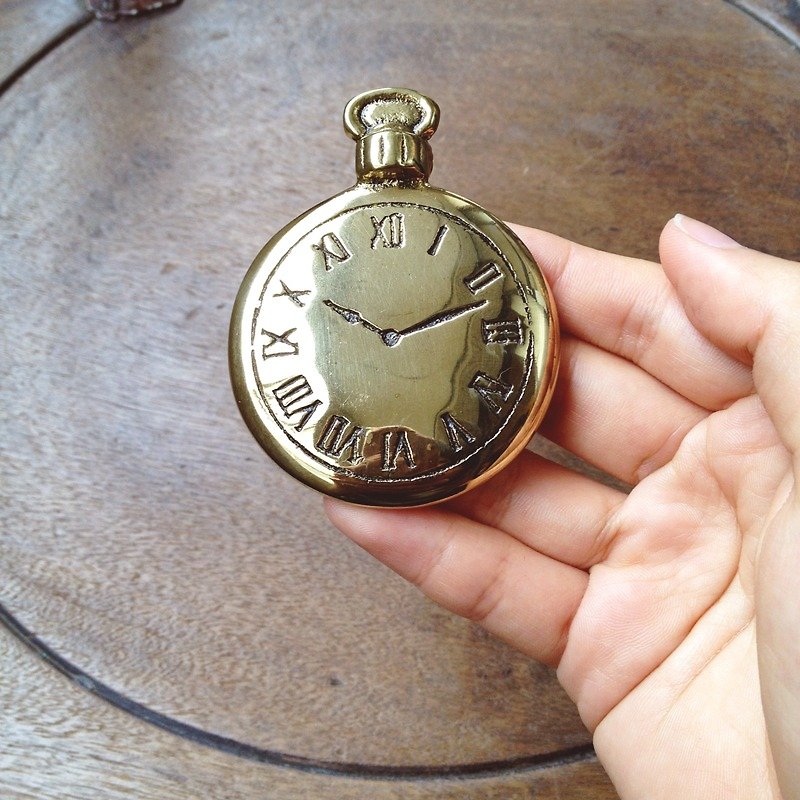 Classic Handmade Paper Weight - pocket watch style - Other - Other Metals Gold