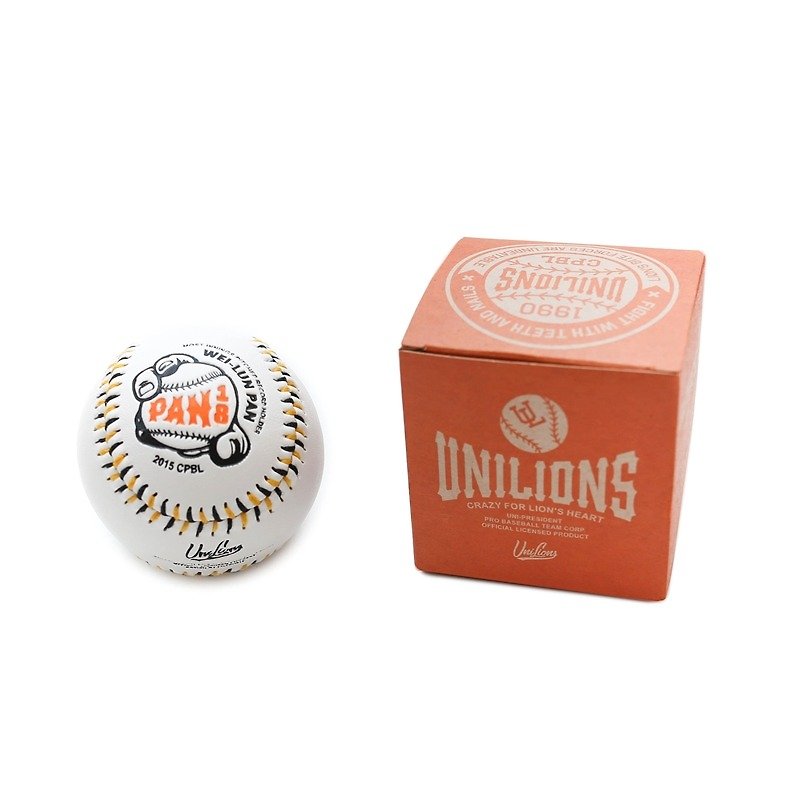 Filter017 Uni-Lions Pan Wei-lun maximum number of innings pitched record series of products (commemorative ball) - อื่นๆ - หนังแท้ หลากหลายสี