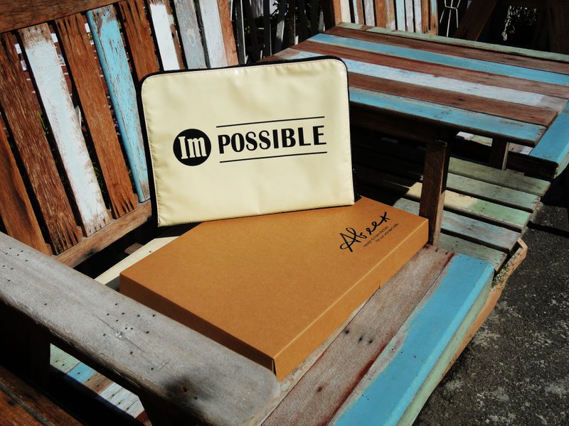 I'M POSSIBLE ! I-Pad / 11吋 MAC 防水吸震收納包!!   真正使用專業吸震層!不怕水、不怕摔! - 平板/電腦保護殼 - 防水材質 黃色