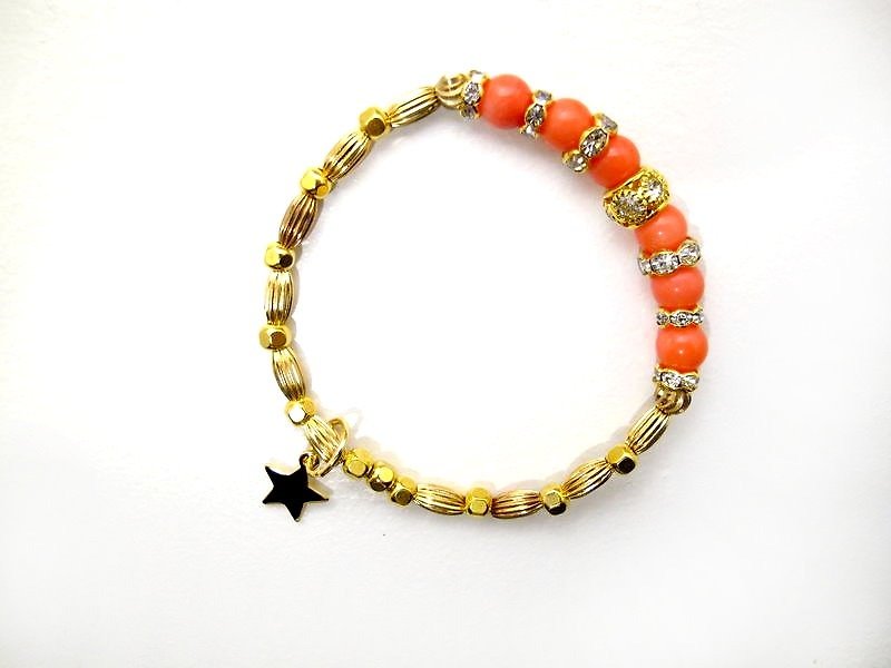 Gemini Zodiac Gemini - Bracelets - Other Materials Orange