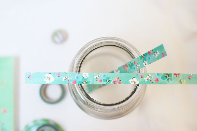 Fion stewart made in Japan and paper tape - Hilltop Hilltop - Washi Tape - Other Materials Green