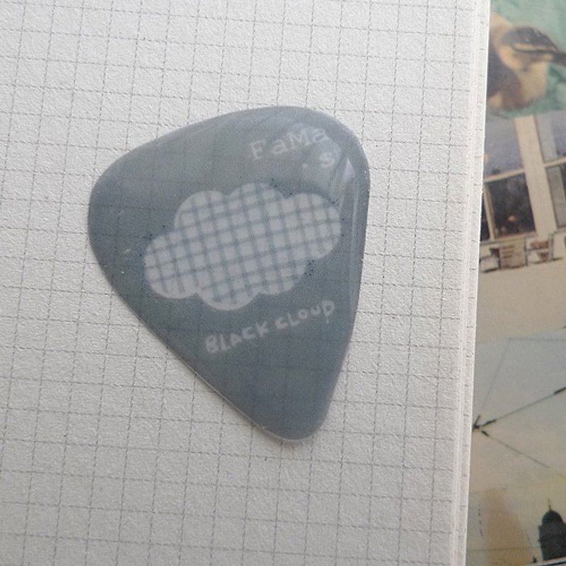 FaMa ‧ s Pick / guitar pick-Travel the plaid dark clouds - Other - Plastic Blue