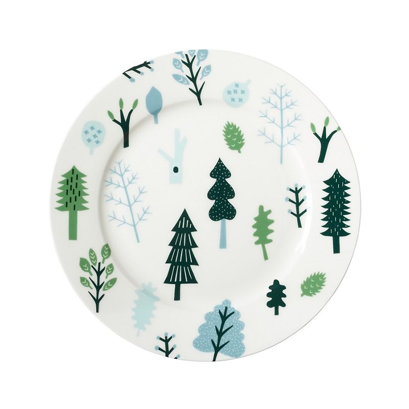 Forest Bone China Dinner Plate | Donna Wilson - Plates & Trays - Porcelain White