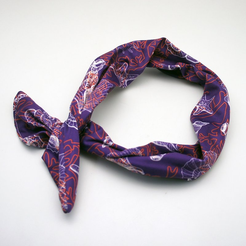 BLR  Headwrap LeLe [ Shell Purple ] - Hair Accessories - Other Materials Purple