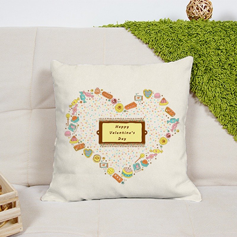 愛心巧克力枕 AH1-VLTM13 - 擺飾/家飾品 - 其他材質 多色