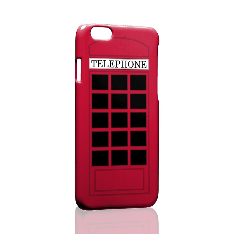 British style - iPhone X 8 7 6s Plus 5s Samsung S7 S8 S9 phone case - Phone Cases - Plastic Red
