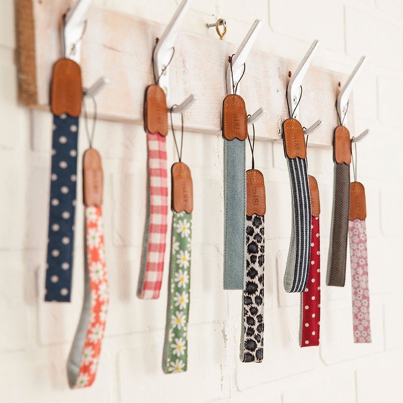 Printed cotton wrist strap - Lanyards & Straps - Other Materials Multicolor