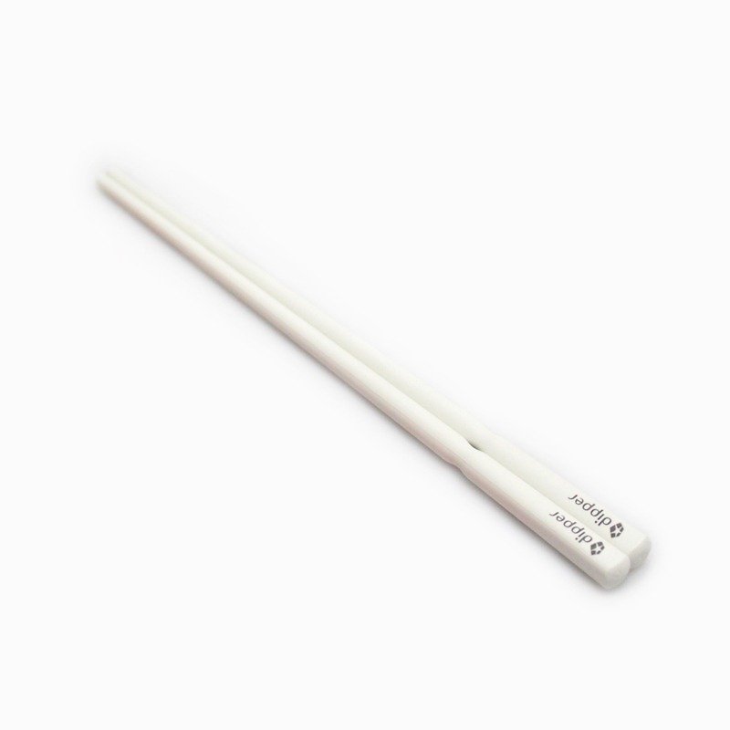 dipper 3 in 1 SPS eco-friendly chopsticks-one pair in - ตะเกียบ - พลาสติก ขาว