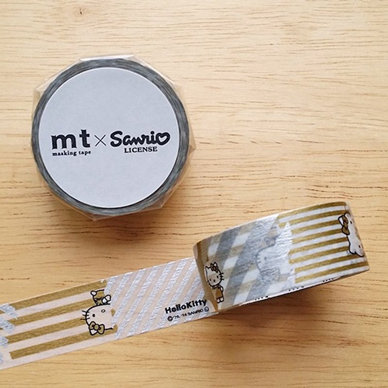 Mt×サンリオと紙テープ/覗き猫（MTSARI02） - マスキングテープ - 紙 多色