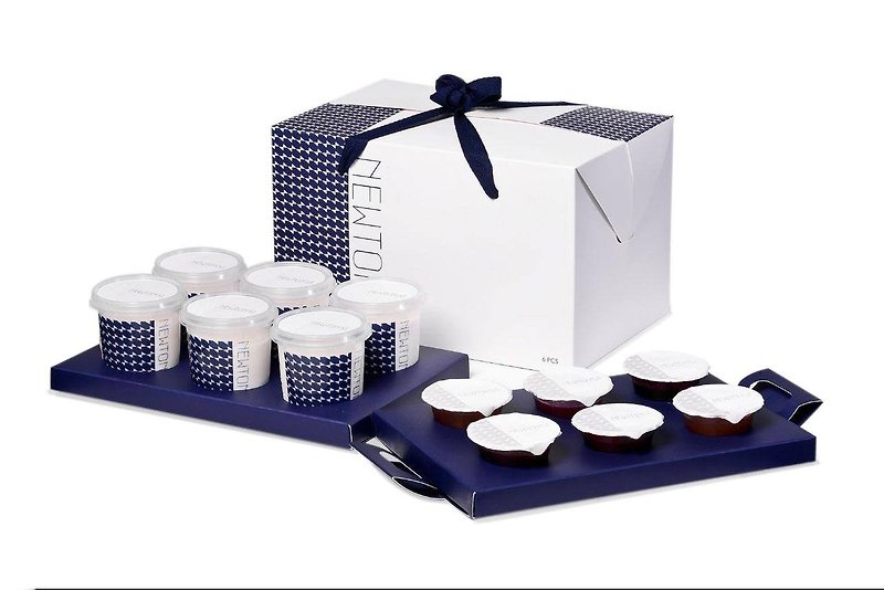 Newtons original fresh milk yogurt (exclusive cup) 6 into sweetheart gift box set - Yogurt - Fresh Ingredients White