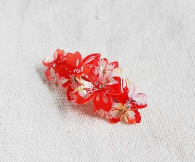 Thousands of cherry blossom fire three dimensional flower